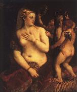  Titian Venus with a Mirror oil painting reproduction